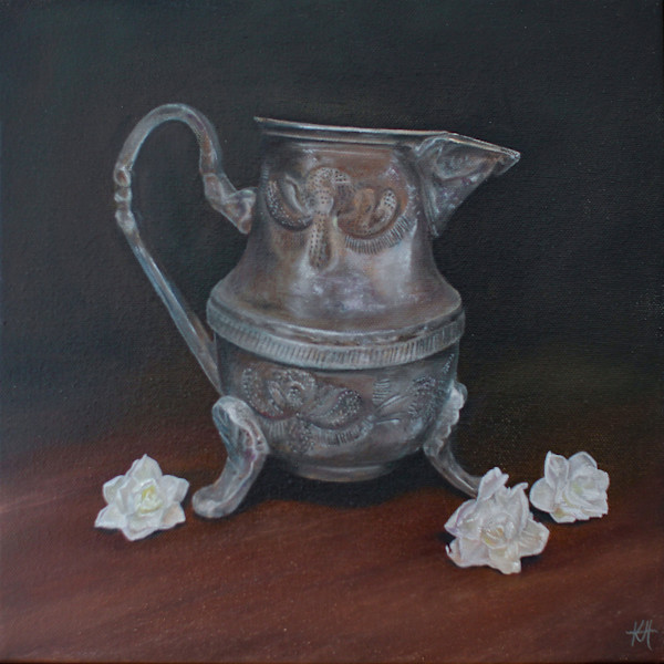 Old Silver Jug by Kirsten Hocking
