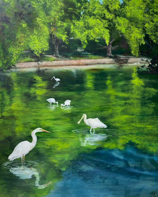Spoonbill Summer by Kirsten Hocking