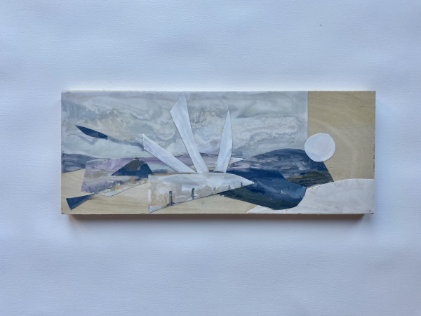 winter view, collage by Christen Yates