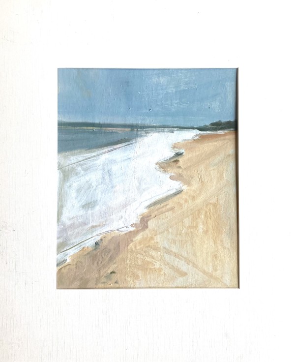 wintery beach study