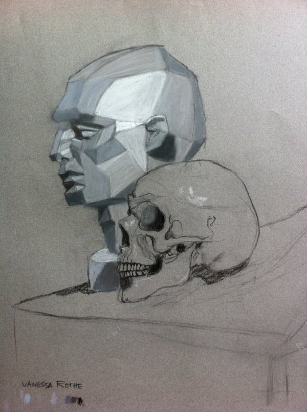Asaro and Skull by Vanessa Rothe