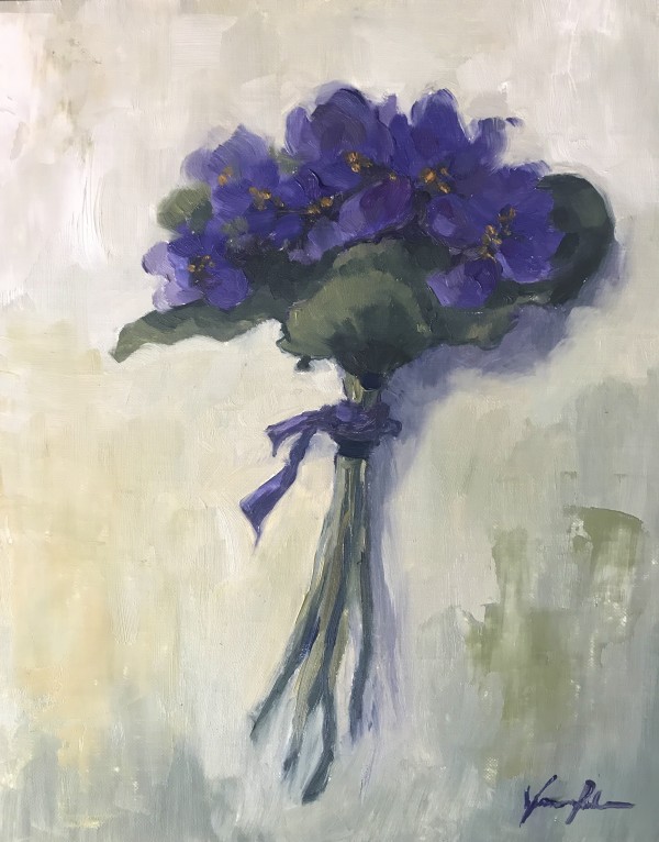 Bouquet of Violets by Vanessa Rothe