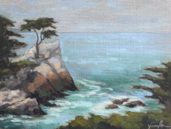 Lone Cypress by Vanessa Rothe