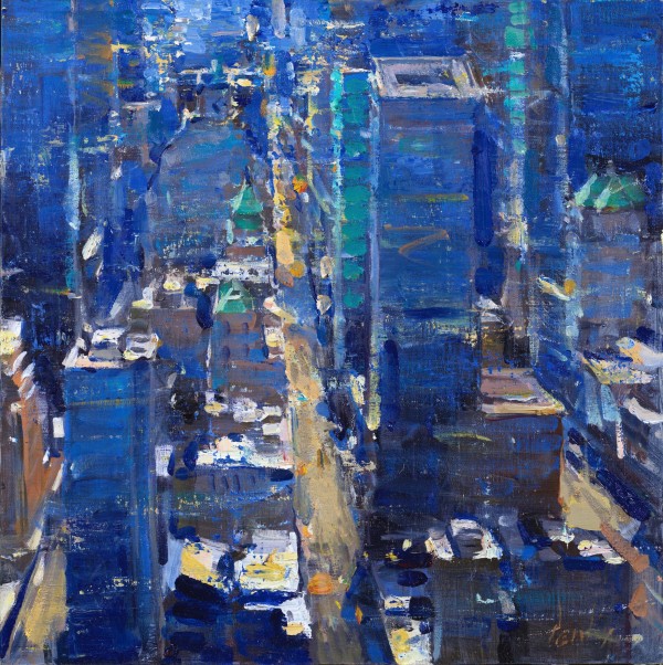 New York in Blue by Derek Penix