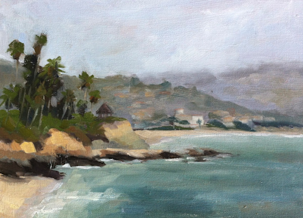 Plein Air Sketch of Laguna by Vanessa Rothe