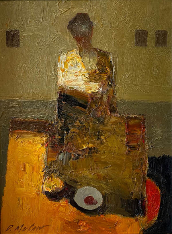Figure at Table by Dan McCaw