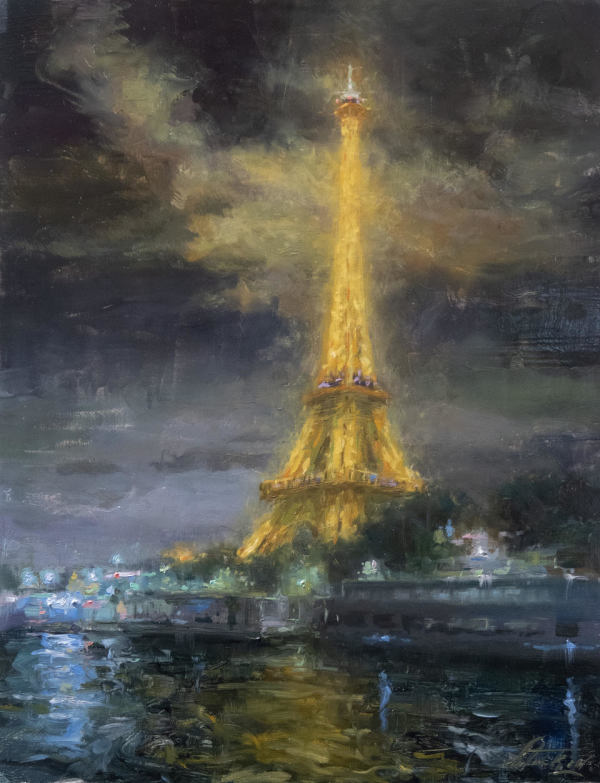 Over the Seine by Kyle Stuckey