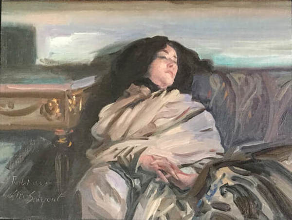 Master Copy After Sargent “Reclining” by Sam Robinson