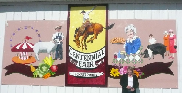 Summit County Fair Centennial Mural by Jan Perkins