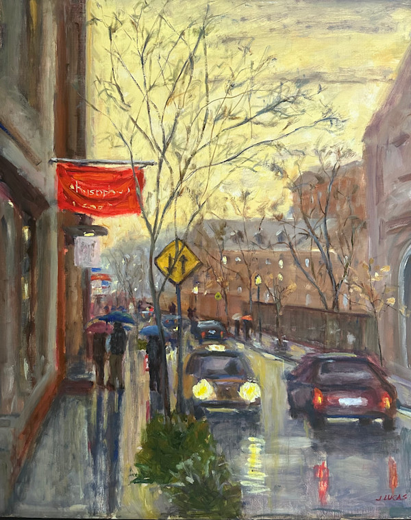 Rainy Day in Soho by Janet Lucas Beck