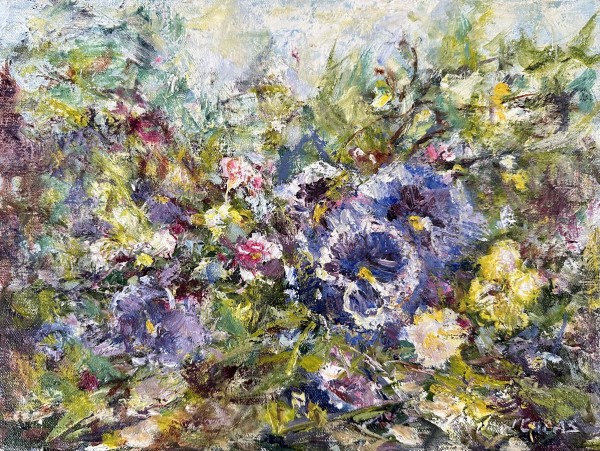 Pansies & Violets by Janet Lucas Beck