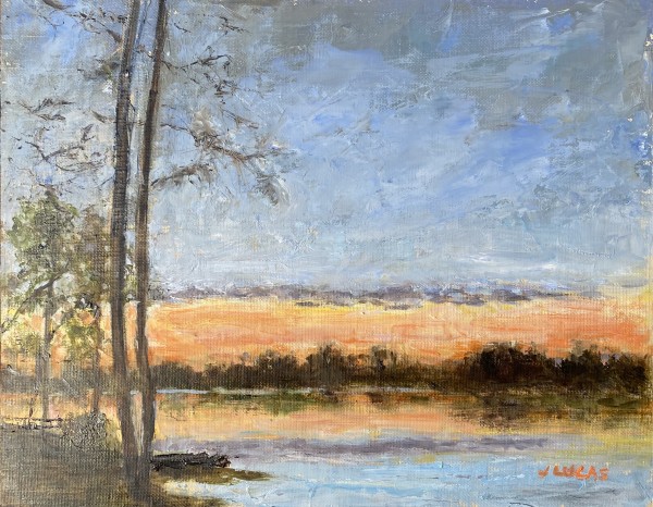 View Across the Slough, Lake Martin by Janet Lucas Beck