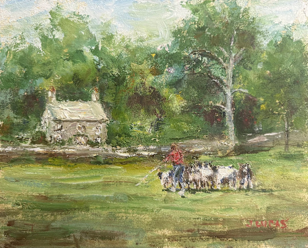 Sheep Herding by Janet Lucas Beck