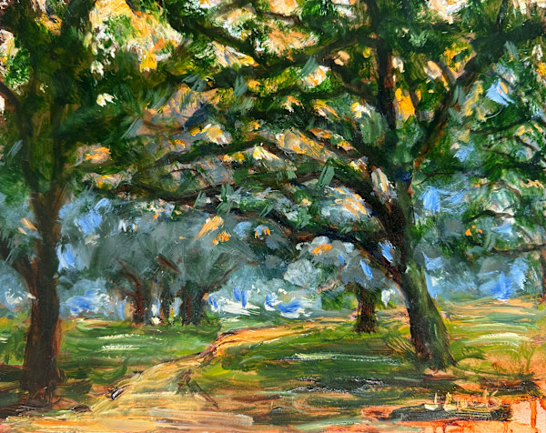 Fairhope Oaks by Janet Lucas Beck
