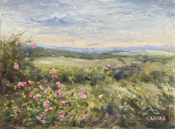 Pink Wildflowers by Janet Lucas Beck