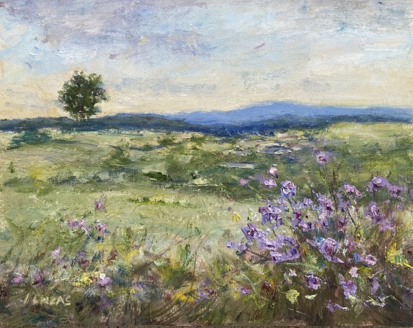 Lavender Flowers by Janet Lucas Beck