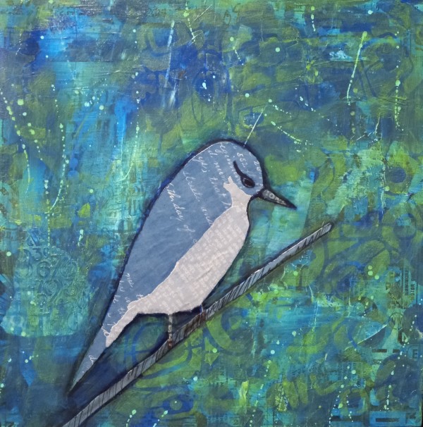 Mountain Bluebird by mdbishop_art