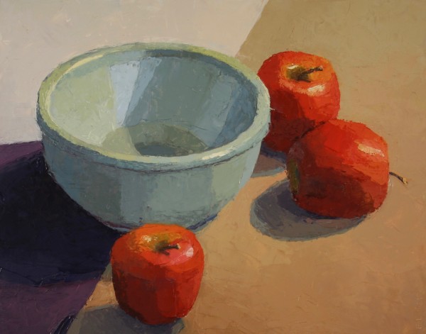 Three Apples by Eileen Eder