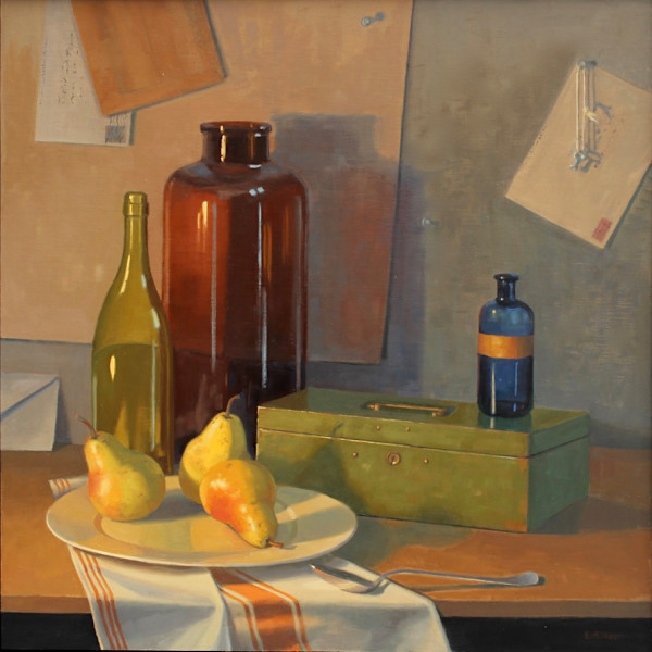 Countertop Study with Pears by Eileen Eder
