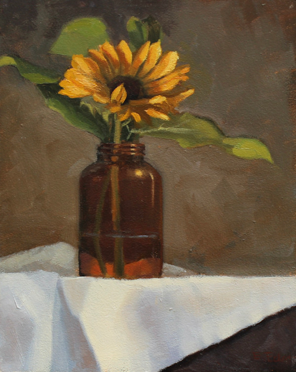 Golden Sunflower by Eileen Eder