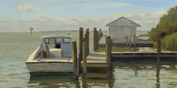 Crabbing Boat by Eileen Eder