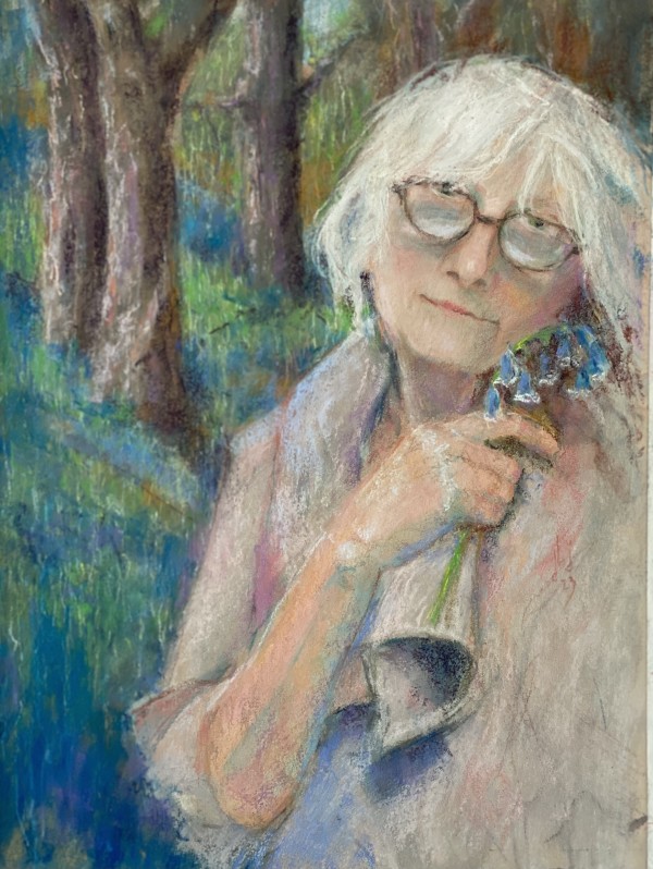 Bell Flower Dreaming, self-portrait by Darlene Bigus-Doheny