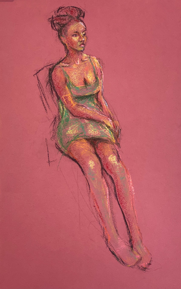 Figure in Green Dress by Darlene Bigus-Doheny