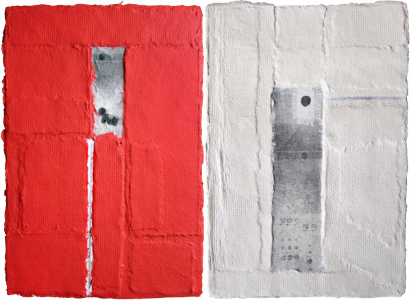advance and rewind (diptych) by terri bell