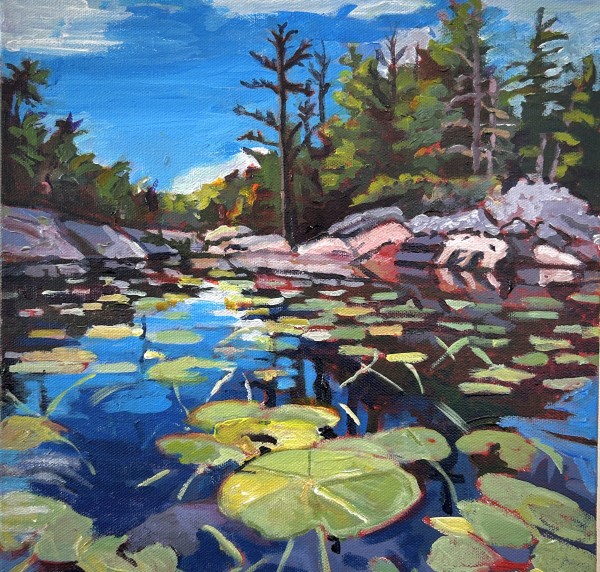 Kayaking Low View, Go Home Bay, Georgian Bay by Lynne Ryall