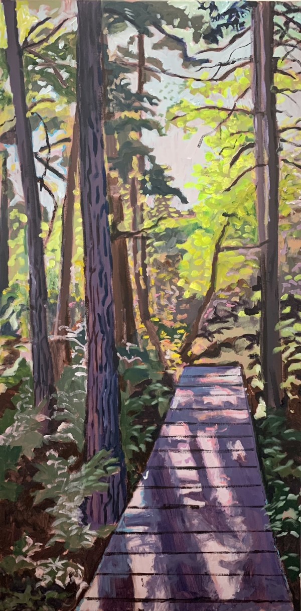 Cottage Pathway, Go Home Bay by Lynne Ryall