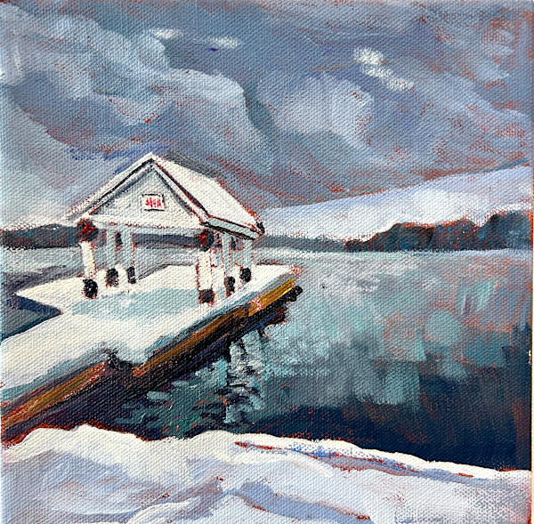 Early Winter, Dwight Ontario, Lake of Bays by Lynne Ryall