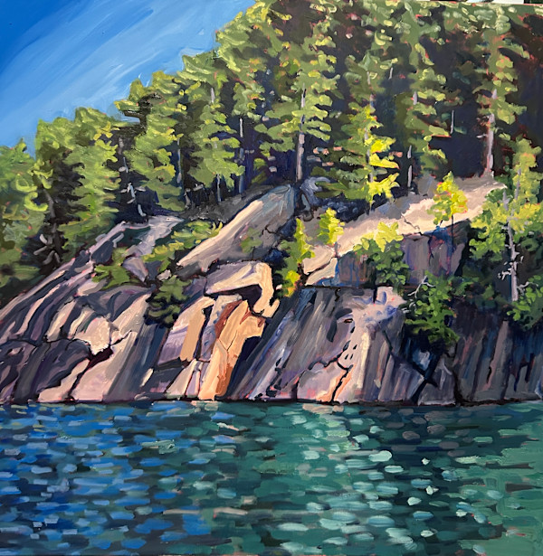 Beautiful Cliff, George Lake Killarney by Lynne Ryall, Image 1.