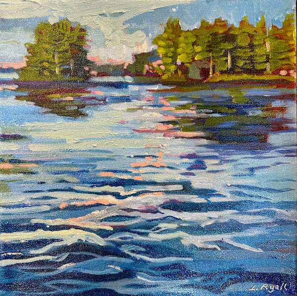 View from the Dock, Lake Kashabog, Kiwarthas by Lynne Ryall, Image 1.