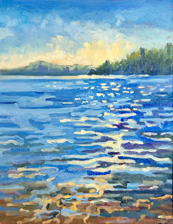 Ripples and Sand Dwight Bay, Lake of Bays by Lynne Ryall
