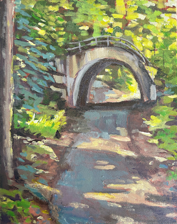 Concrete Bridge, Chedoke Trail, Hamilton Ontario by Lynne Ryall, Image 1.
