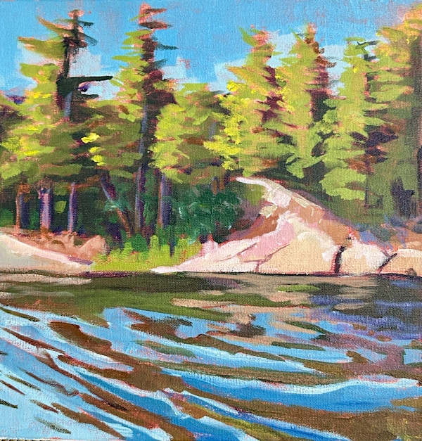 Dock View, Go Home Bay, Georgian Bay by Lynne Ryall, Image 1.
