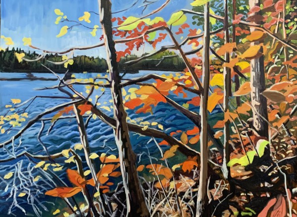 Fall Brush, Crawford Lake by Lynne Ryall
