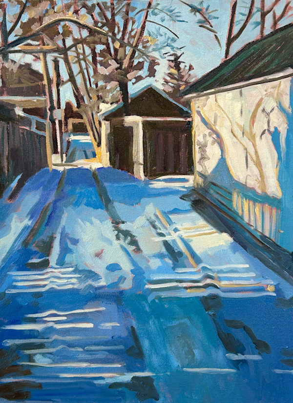 Back Alley in the Winter, Hamilton by Lynne Ryall, Image 1.