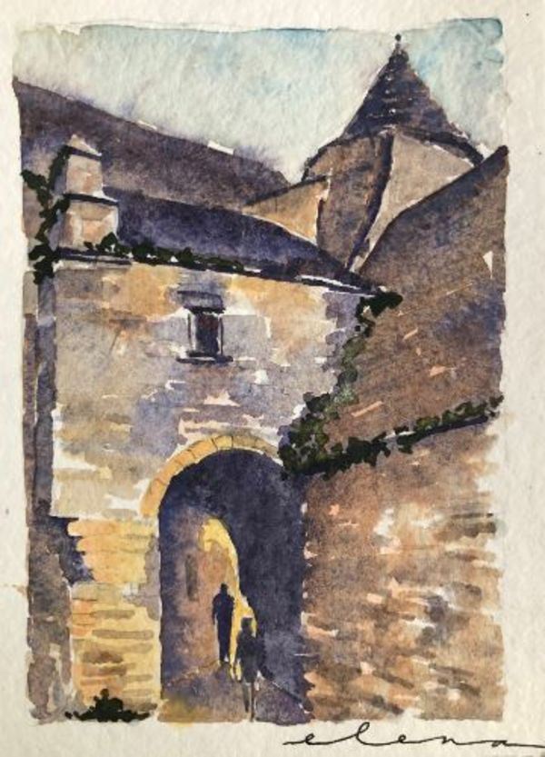 La Roque-Gageac by Elena Lawrence