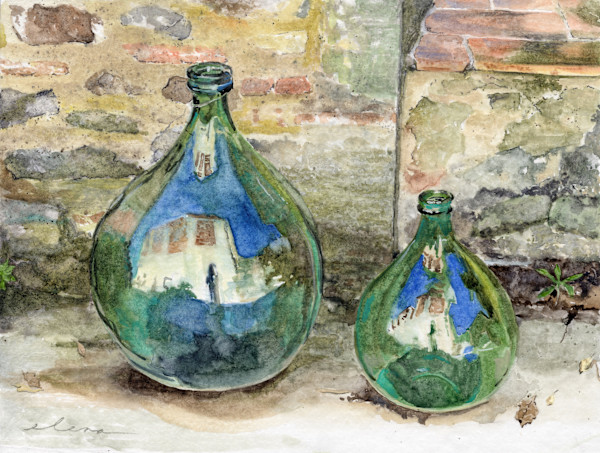 Wine Jars at La Vistosa by Elena Lawrence, Image 1.