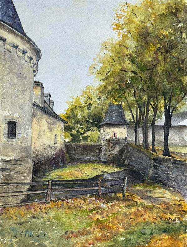 Cerisay Moat by Elena Lawrence