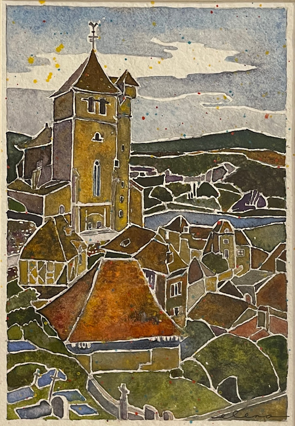 St Cirq La Popie-Upper by Elena Lawrence