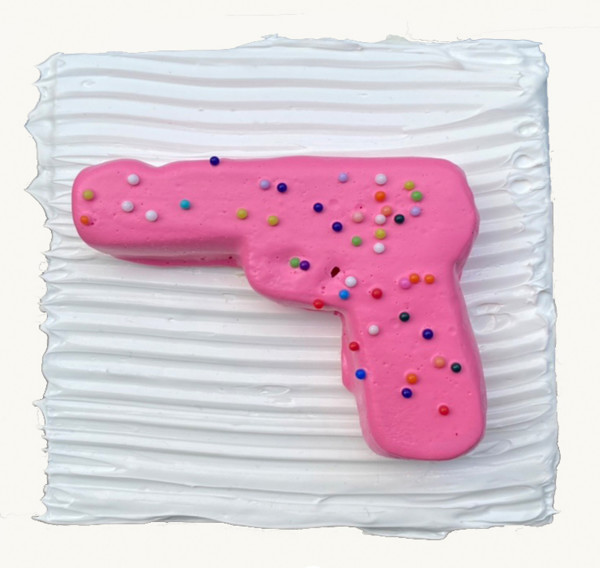 Snack Piece (pink) by Lisa Alonzo