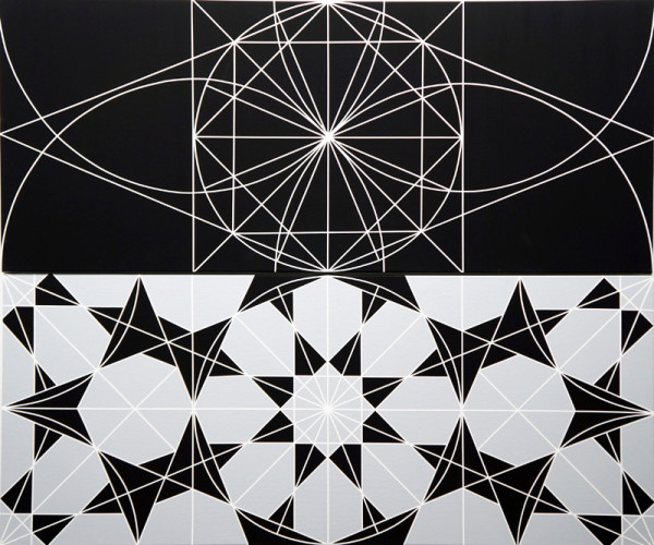 Geometry No. 108 & 109 by Fariba Abedin