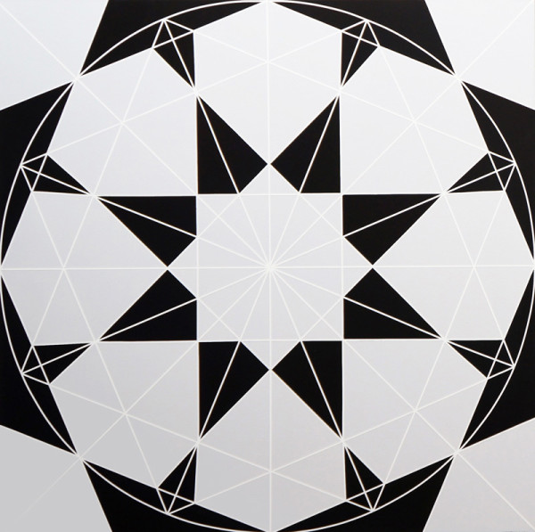 Geometry No. 91, diptych by Fariba Abedin