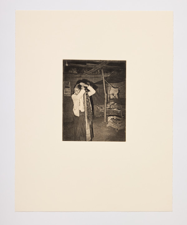 Nicasio Pérez de la Cruz, My sister is braiding her hair by Wendy Ewald