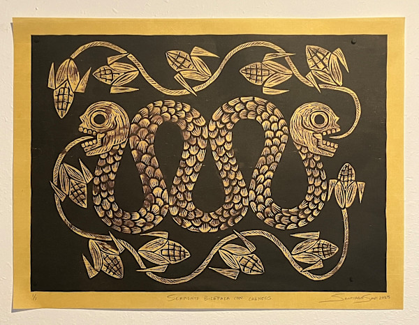 Serpiente Bicéfala con Cráneos 6 by Santiago Savi