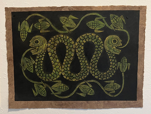 Serpiente Bicéfala con Cráneos 4 by Santiago Savi