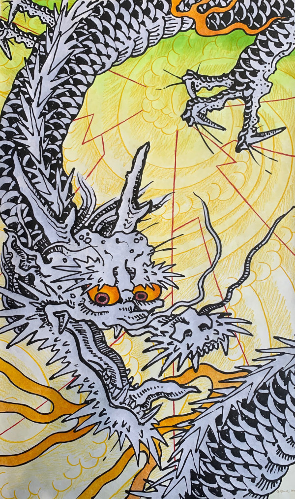 "Dragon" (Descending Right) 12/20 by Brian Paul