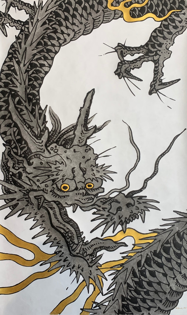 "Dragon" (Descending Right) 6/20 by Brian Paul